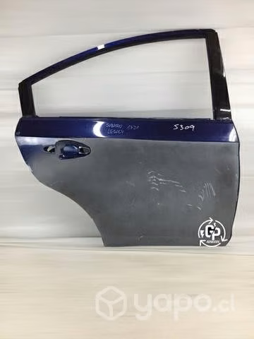 Puerta trasera rh subaru legacy 2017-2021