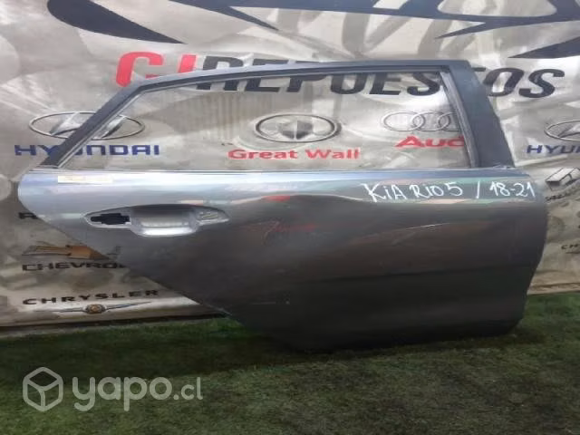 Puerta trasera derecha kia rio 5 18 21 detalles