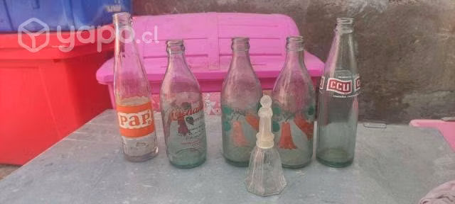 Botellas canchantun, pap, y perfumero avon antiguo