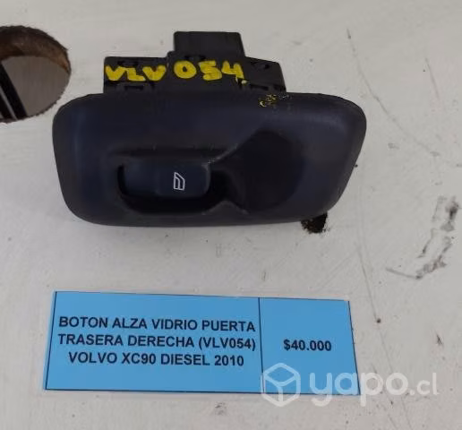 Boton Alza Vidrio Puerta Trasera Derecha (VLV054)