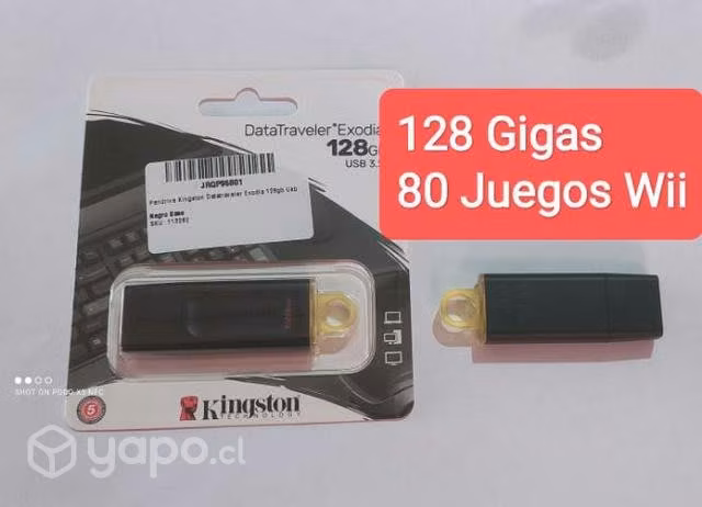 Pendrive + juegos wii
