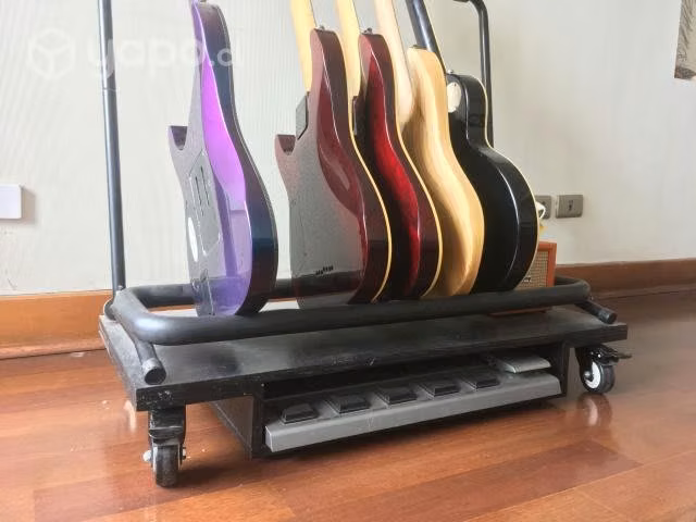 Atril para 7 guitarras