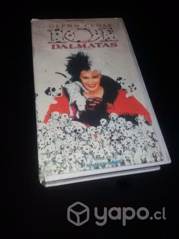 Película 101 dálmatas (Glen Close) vhs