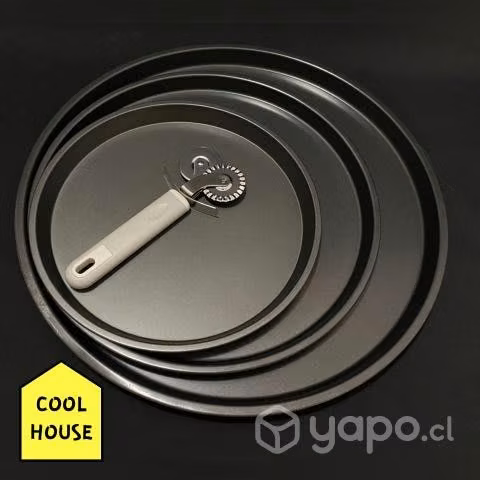 Moldes para pizzas familiares y pequeñas