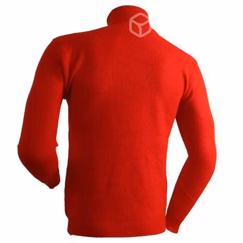 Sweater Rojo Elasticado Cuello Alto Beatle XXXL