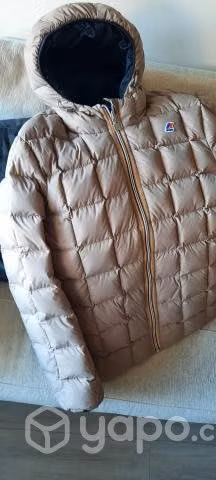 Parka Pluma Reversible impecable Marca KWay