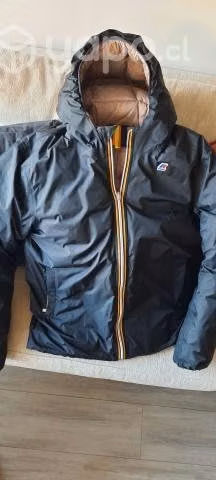 Parka Pluma Reversible impecable Marca KWay
