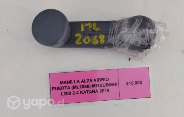 Manilla Alza Vidrio Puerta Mitsubishi L200 2018