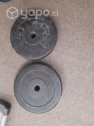 2 discos de 5 kg