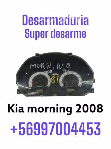 Sinoptico kia morning 2008 desarmaduria