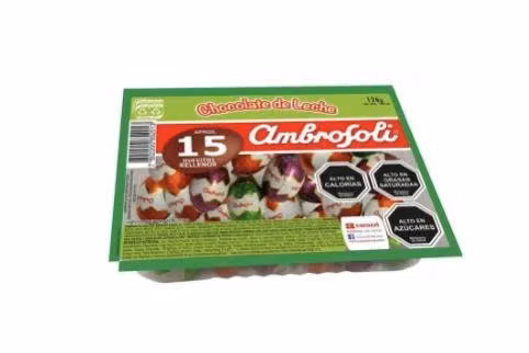 Huevos de Pascua Ambrosoli 15 Unidades 126gr