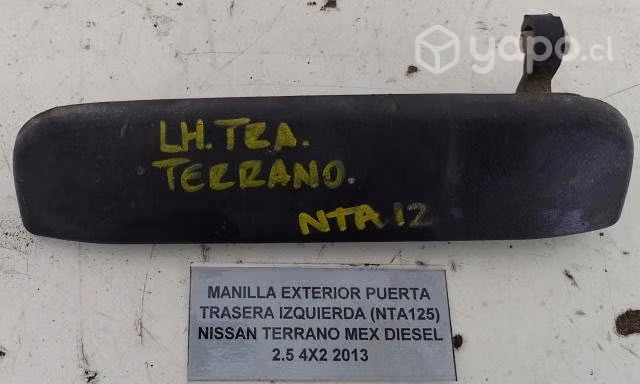 Manilla Exterior Puerta Tras Izq (NTA125)Nissan Te