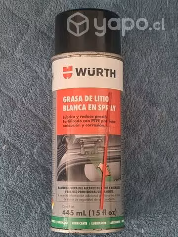 Grasa de Litio Blanca en Spray WURTH