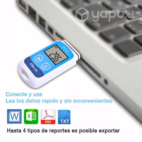 Registrador Temperatura Rc-5 USB Data Logger 32000
