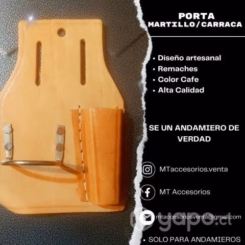 Porta martillo y carraca