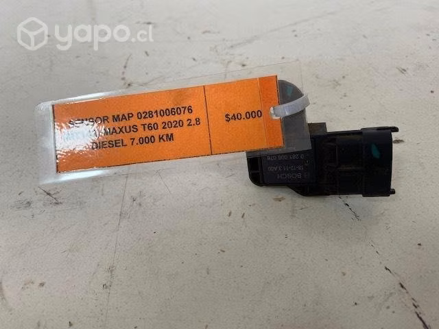 Sensor map  (MT142) Maxus T60 2020