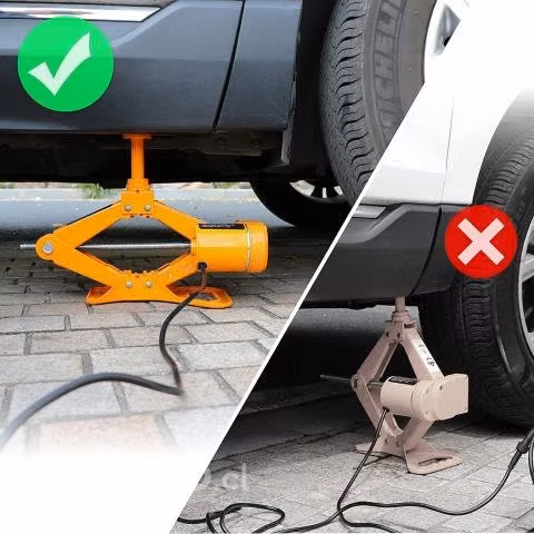 Gata Eléctrica + Llave Impacto Para Vehículos 12v