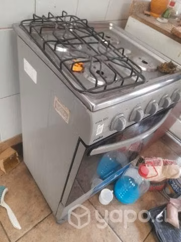 Cocina usada funcionando