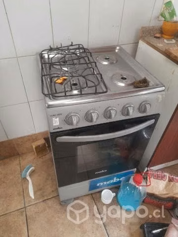 Cocina usada funcionando