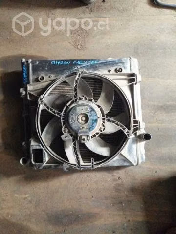 Radiador de agua + electro citroen c-elysse orig
