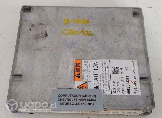 Computador (CBD102) Chevrolet New Dmax Biturbo 2.5
