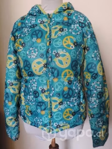 Parka Verde Con Diseños