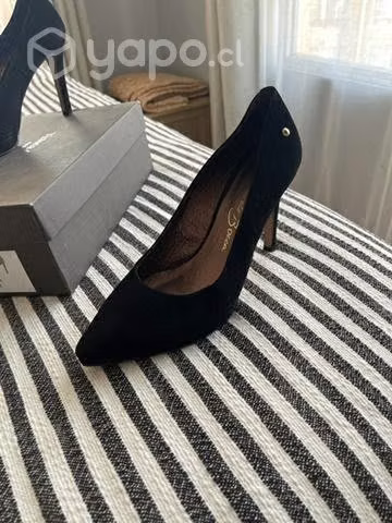 Zapato princesa negro gamuza - Imagen 2