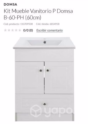Mueble Vanitorio más lavamanos