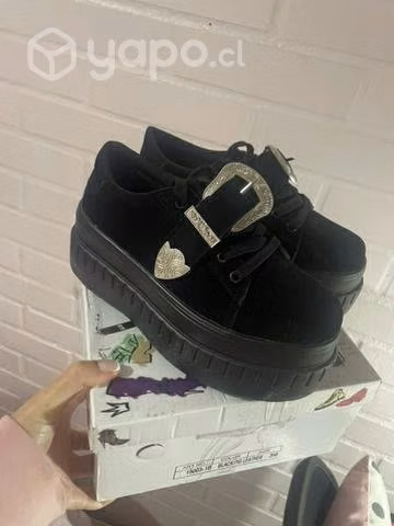 Zapatos hebilla plataforma