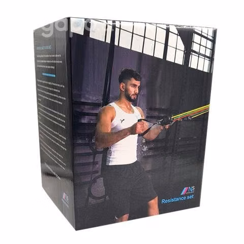 Kit 5 Bandas Elásticas Deportivas De Resistencia