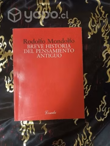 Breve historia del pensamiento antiguo de Mondolfo