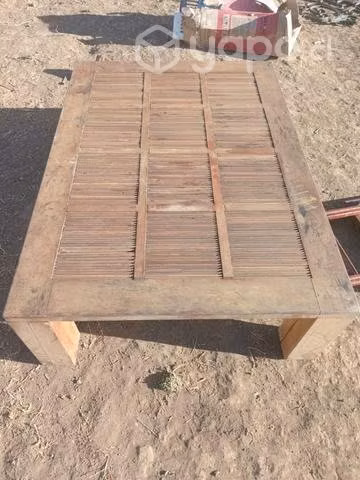 Mesa de centro roble antigua