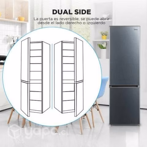 Refrigerador Midea Frío Directo 260 lt