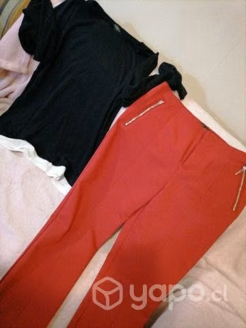 Pantalón, tipo calza, SEMI ELASTICADO.