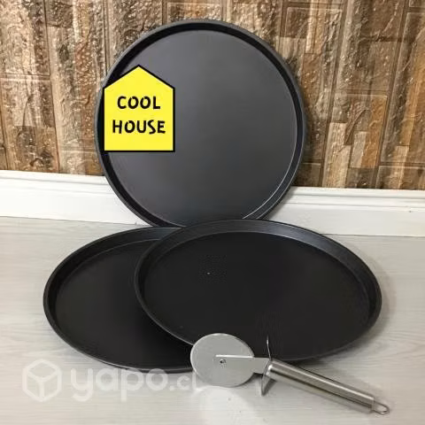 Bandejas Grandes Para Pizza Set - Imagen 2