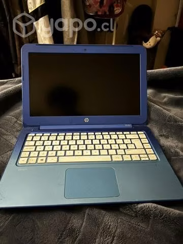 Notebook hp azul - Imagen 2