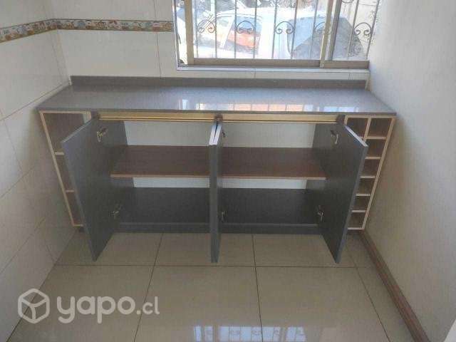 Mueble buffet bar, cubierta de cuarzo - Imagen 3