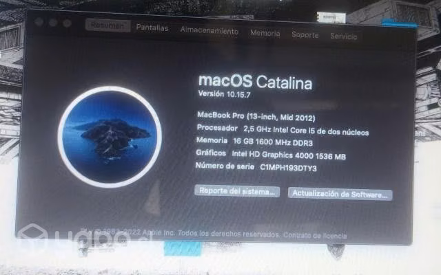 Macbook Pro Mid 2012 SSD
