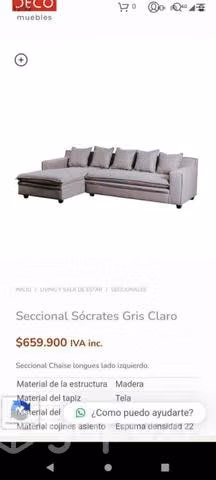 Sillón seccional