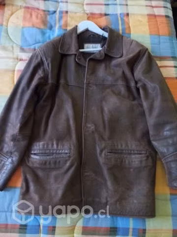 Chaqueta larga de cuero argentino - Imagen 2