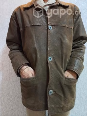 Chaqueta larga de cuero argentino - Imagen 5