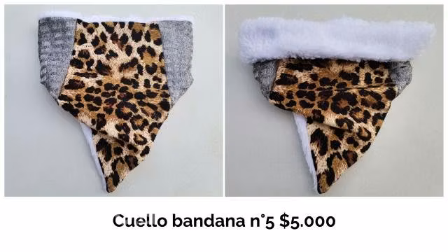 Cuello bandanas peluditos