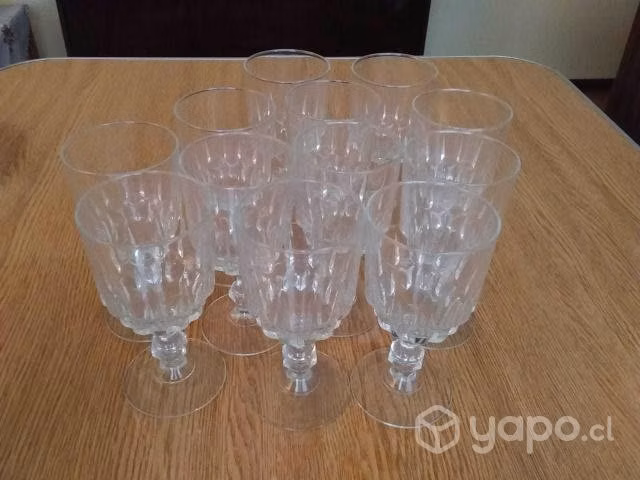 12 copas cristal