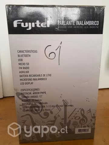 Parlante fujitel NUEVO