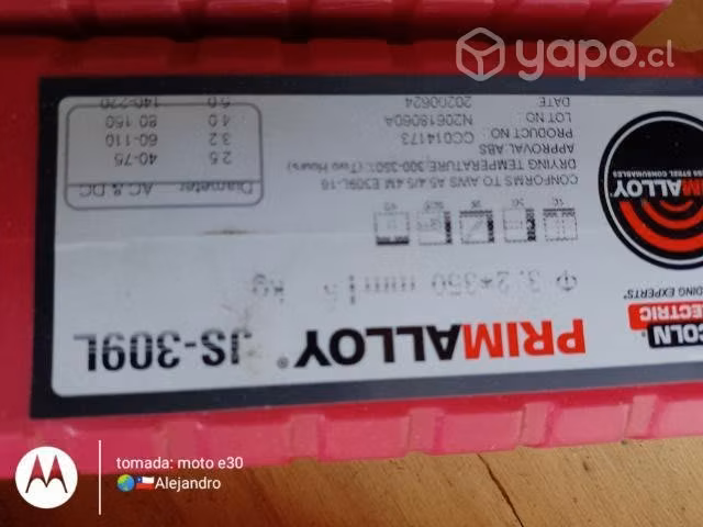 Soldadura inoxidable