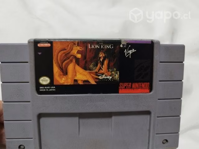Juego super Nintendo The Lion king