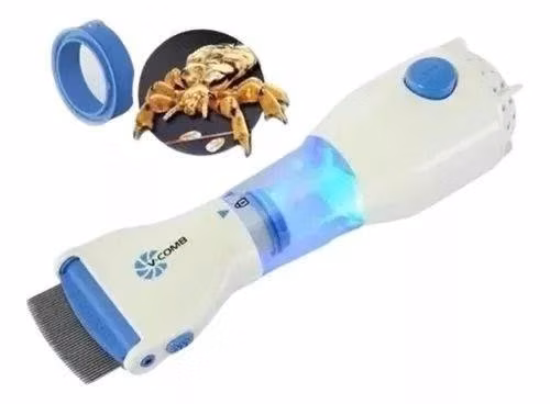 Cepillo Saca Piojos Aspiradora Electrico