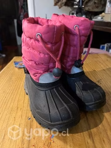 Botas de niña para nieve talla 28 - Imagen 3