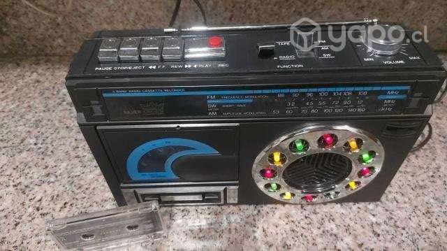 Radio cassette silver crown - Imagen 2