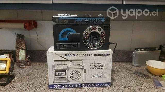 Radio cassette silver crown - Imagen 5